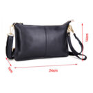 Женская сумка клатч, черная П1334