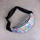 Жіноча поясна сумка, бананка, біла П1335