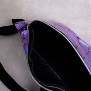 Женская поясная сумка, бананка, фиолетовая П1336