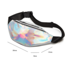 Жіноча поясна сумка, бананка, фіолетова П1338