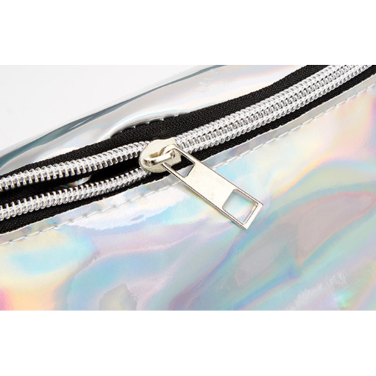 Жіноча поясна сумка, бананка, фіолетова П1338