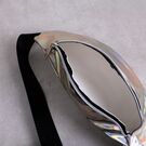 Жіноча поясна сумка, бананка, золотистая П1342