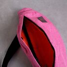 Сумка поясная, бананка TINYAT, розовая П1345