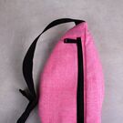 Сумка поясная, бананка TINYAT, розовая П1345