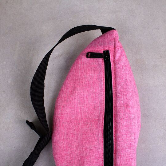 Сумка поясная, бананка TINYAT, розовая П1345