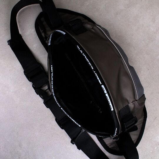 Чоловіча сумка поясна, бананка, хакі П1350 Чоловіча сумка поясна, бананка, хакі П1350