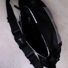 Мужская сумка поясная, бананка, черная П1352