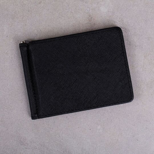 Зажим, кошелек, черный П1353