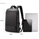 Мужской рюкзак BOPAI для ноутбука, черный П1356