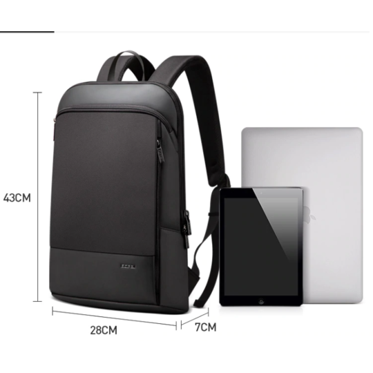 Мужской рюкзак BOPAI для ноутбука, черный П1356