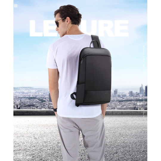 Мужской рюкзак BOPAI для ноутбука, черный П1356