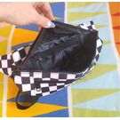 Сумка поясная, бананка, черная П1360