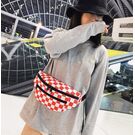 Сумка поясная, бананка, черная П1360