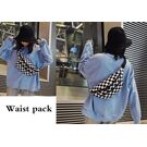 Сумка на пояс, бананка, чорна П1362