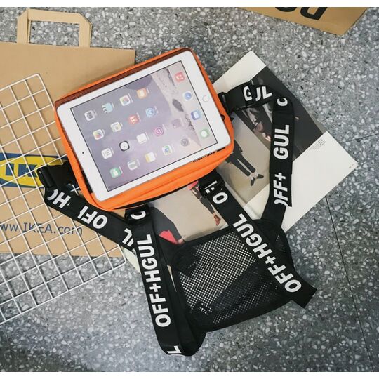 Вулична сумка, жилет, нагрудна, жовта П1363