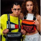 Уличная сумка, жилет, нагрудная, серая П1365