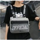 Уличная сумка, жилет, нагрудная, серая П1365