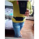 Міні сумка поясна, бананка, фіолетова П1382