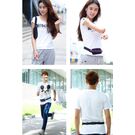 Міні сумка поясна, бананка, чорна П1385