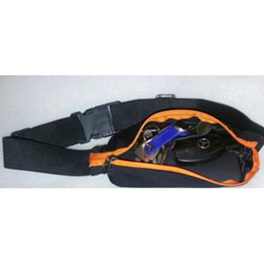 Мини сумка поясная, бананка, розовая П1388