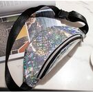 Жіноча поясна сумка, бананка SWDF, біла П1390