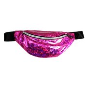 Жіноча поясна сумка, бананка SWDF, рожева П1391 Жіноча поясна сумка, бананка SWDF, рожева П1391