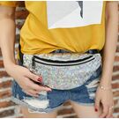 Жіноча поясна сумка, бананка SWDF, блакитна П1392