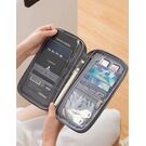 Гаманець органайзер для подорожей, сірий П1396