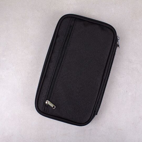 Гаманець органайзер для подорожей, чорний П1397