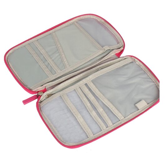 Кошелек органайзер для путешествий, розовый П1404