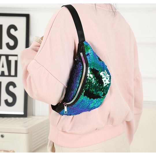 Женская поясная сумка, бананка, П1407