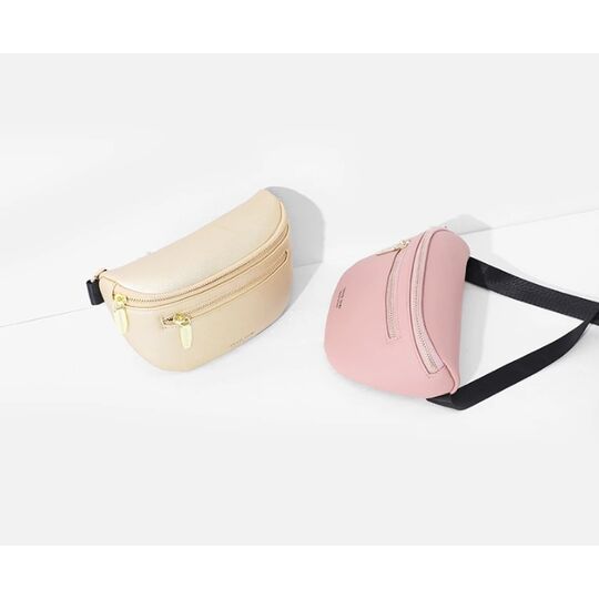 Женская поясная сумка, бананка Petrichor, зеленая П1415