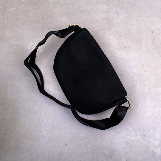 Женская поясная сумка, бананка WEICHEN, черная П1417