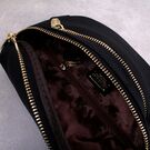 Женская поясная сумка, бананка WEICHEN, черная П1417