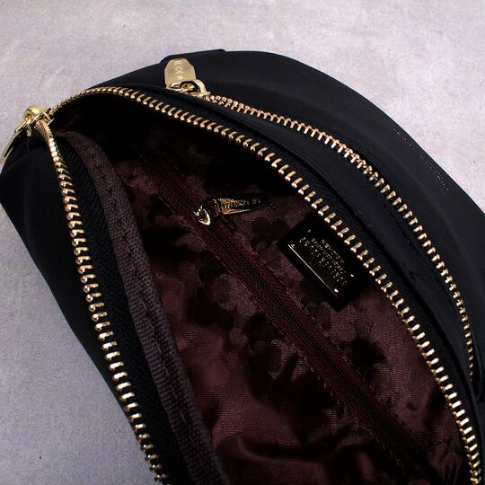 Женская поясная сумка, бананка WEICHEN, черная П1417