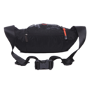 Сумка мужская на пояс, на плечо, черная П1431
