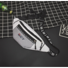 Женская поясная сумка, бананка, белая П1433