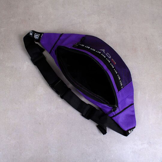 Женская поясная сумка, бананка, фиолетовая П1435 Женская поясная сумка, бананка, фиолетовая П1435
