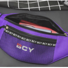 Женская поясная сумка, бананка, черная П1436