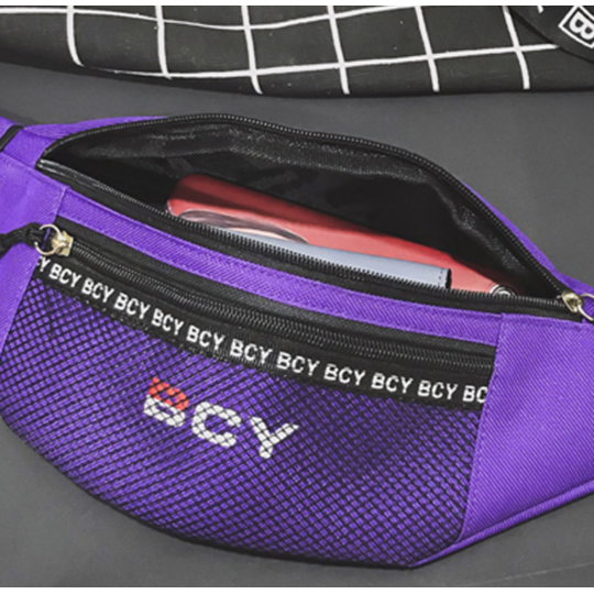 Женская поясная сумка, бананка, черная П1436