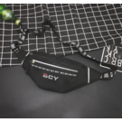 Женская поясная сумка, бананка, черная П1436