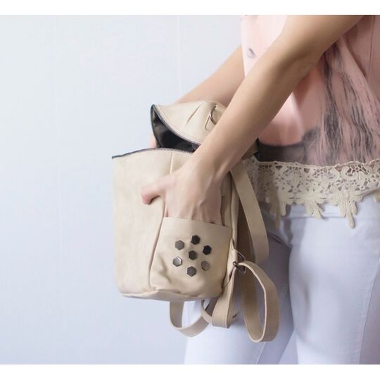 Женский рюкзак, розовый П0044