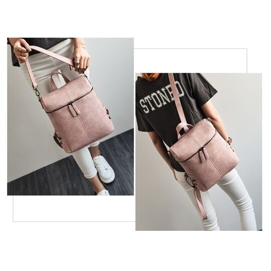 Женский рюкзак, розовый П0044