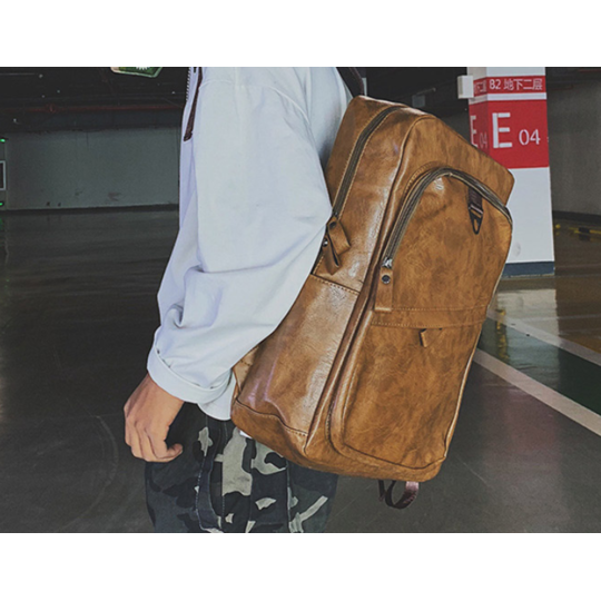 Мужской рюкзак Baellerry, коричневый П1443