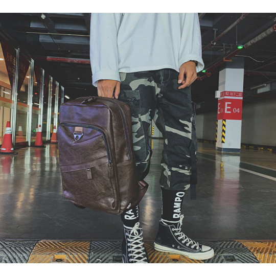 Чоловічий рюкзак Baellerry, коричневий П1444 Чоловічий рюкзак Baellerry, коричневий П1444