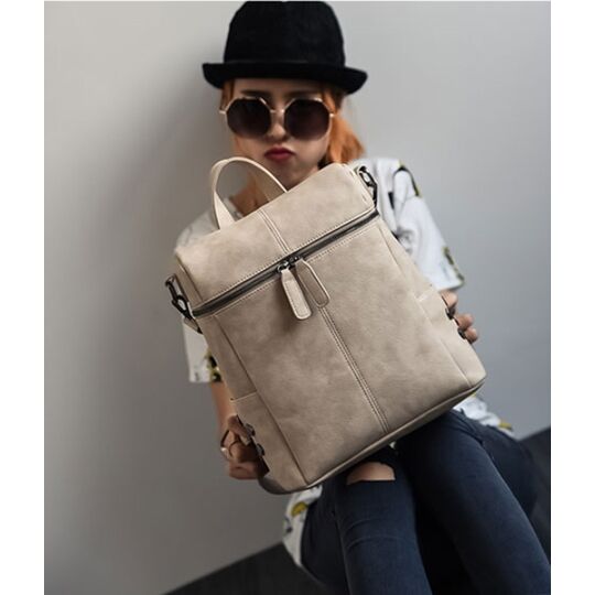 Жіночий рюкзак, бежевий П0045