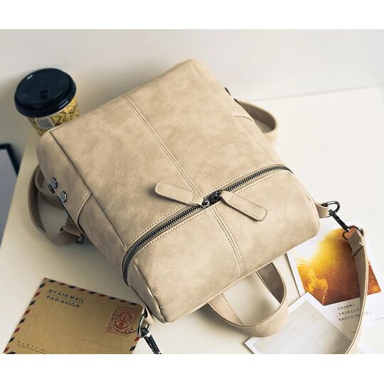 Жіночий рюкзак, бежевий П0045