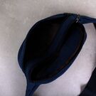 Сумка поясна, бананка, синя П1448