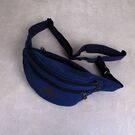 Сумка поясна, бананка, синя П1448