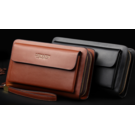 Мужская барсетка LEINASEN, черная П1450